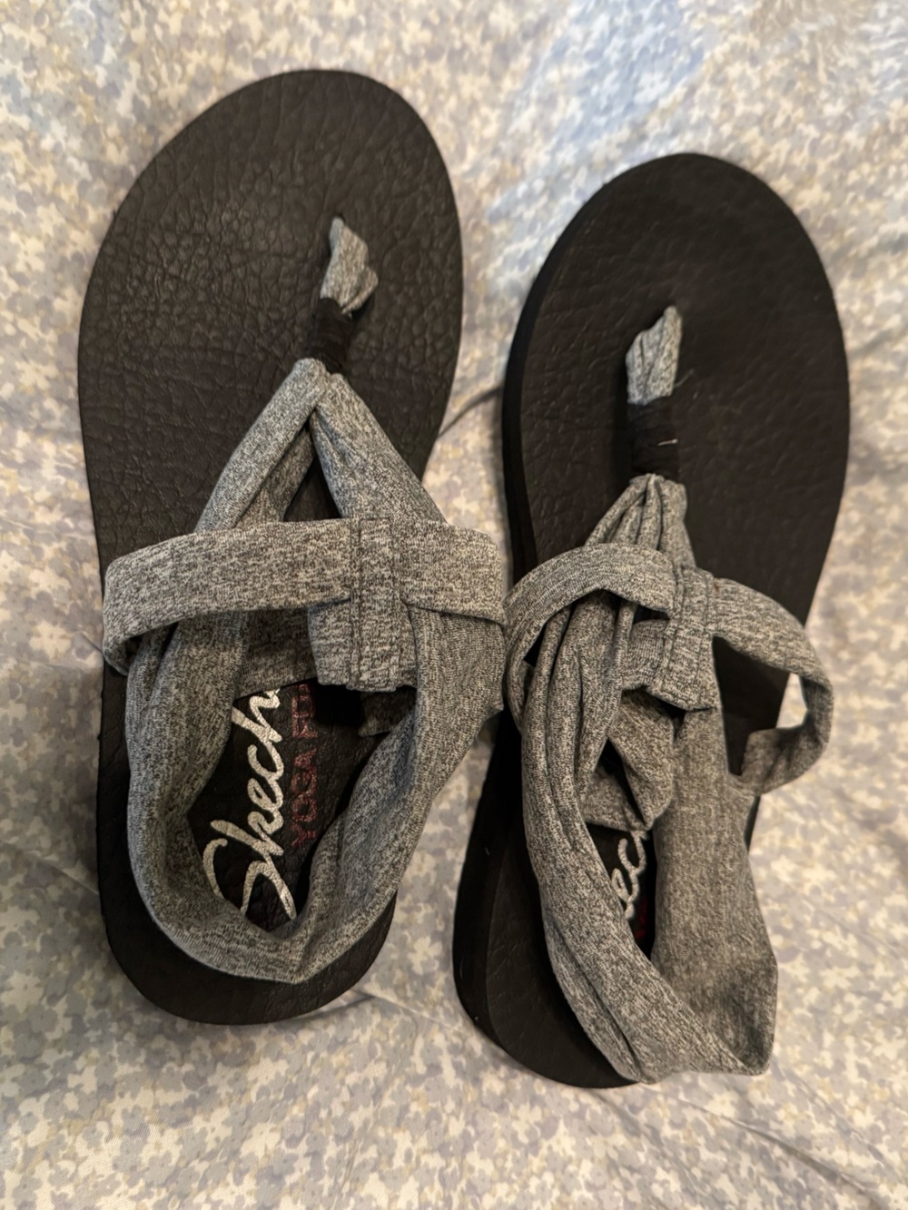 Skechers Gray Wrap-Style Sport Sandals